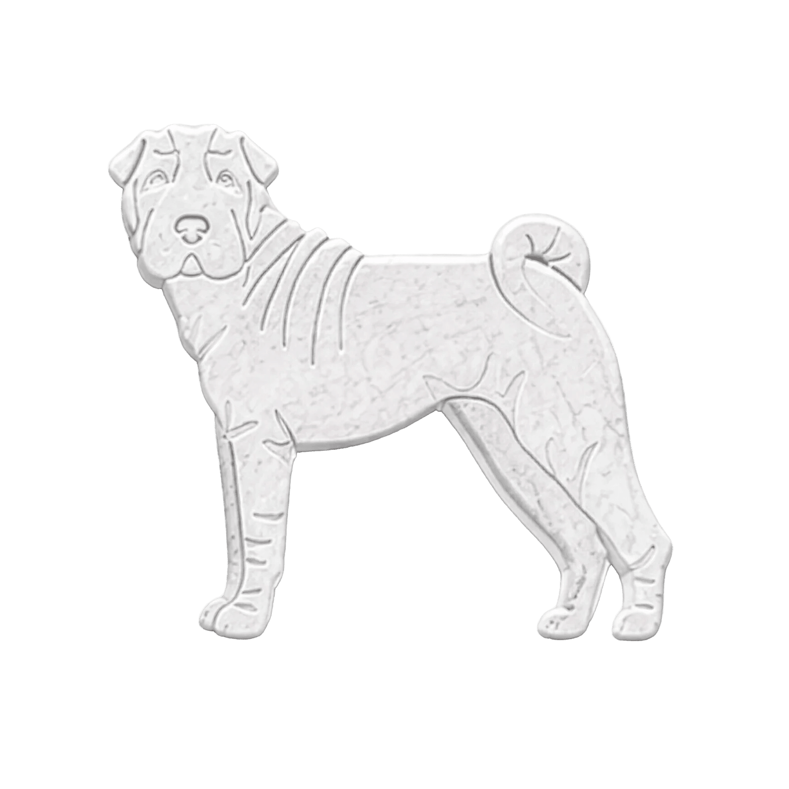 Shar Pei in Marmo Bianco Carrara - Pawradise