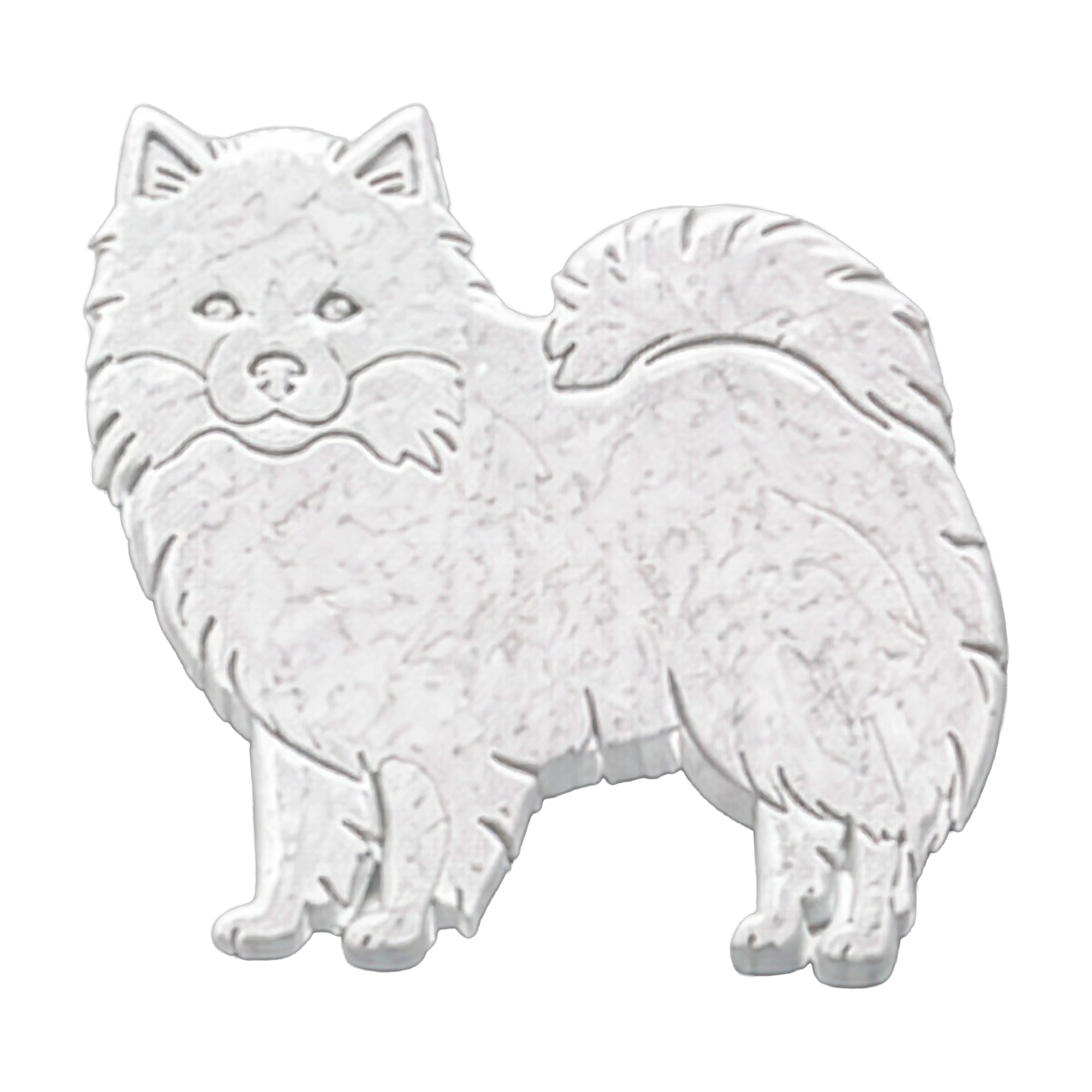 American Eskimo in Marmo Bianco Carrara Pawradise