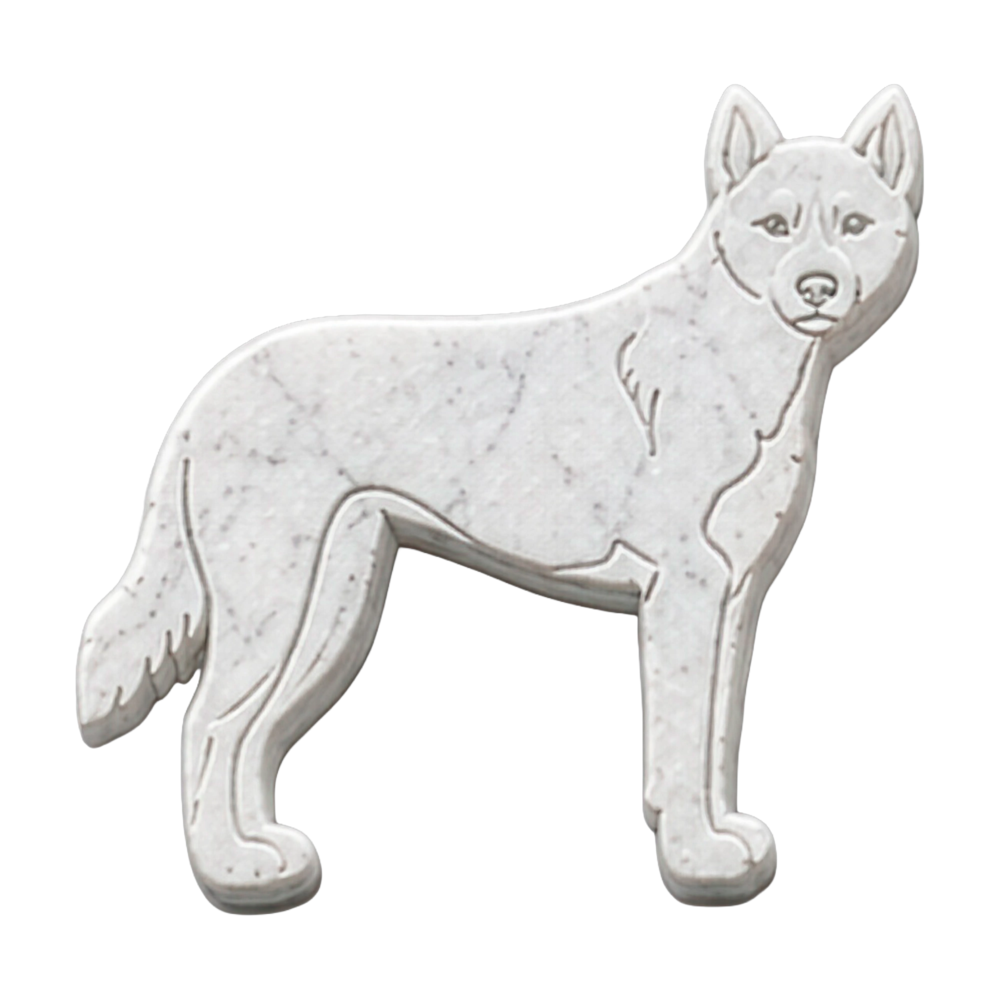 Cane Delle Highlands in Marmo Bianco Carrara Pawradise