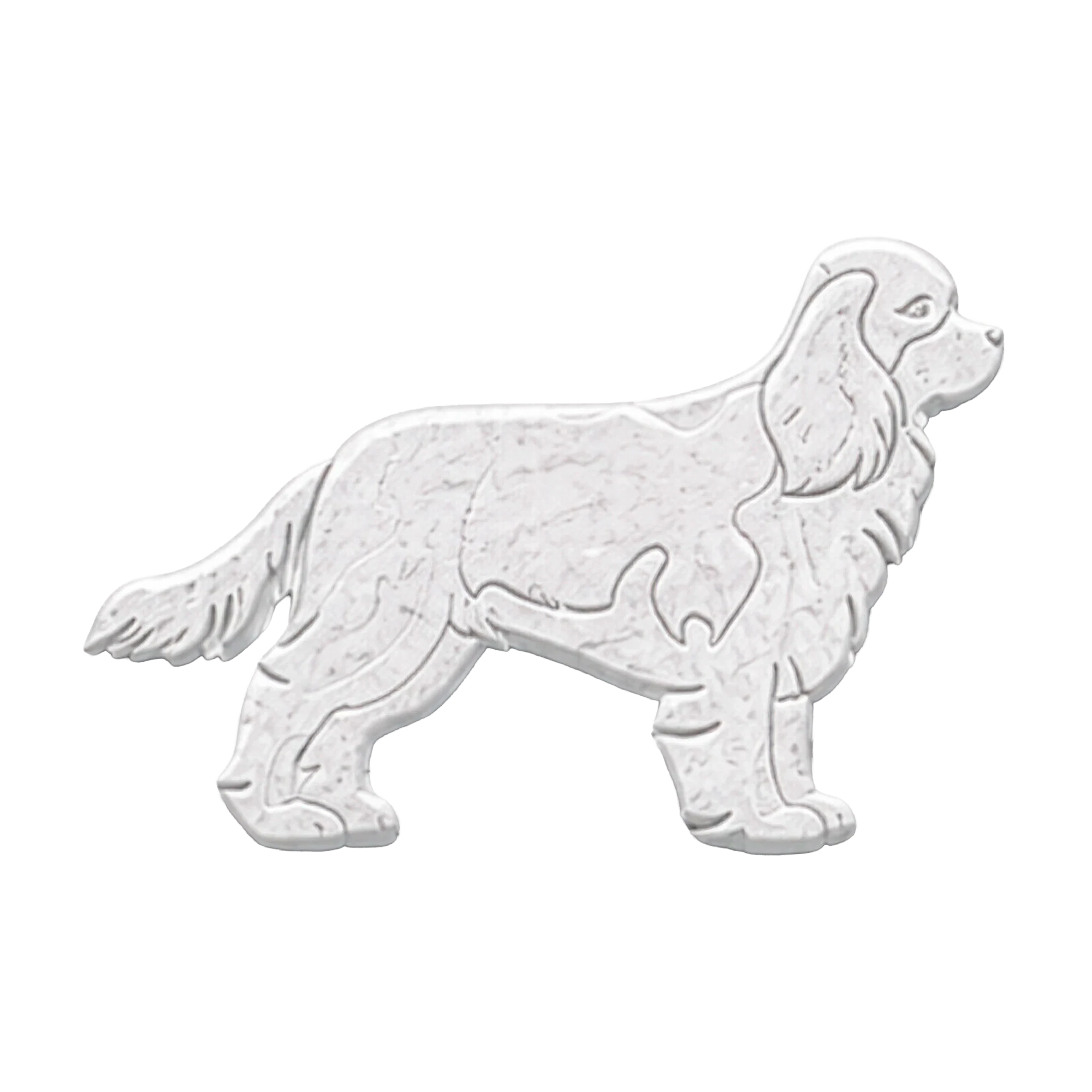 Cavalier King Charles Spaniel in Marmo Bianco Carrara Pawradise