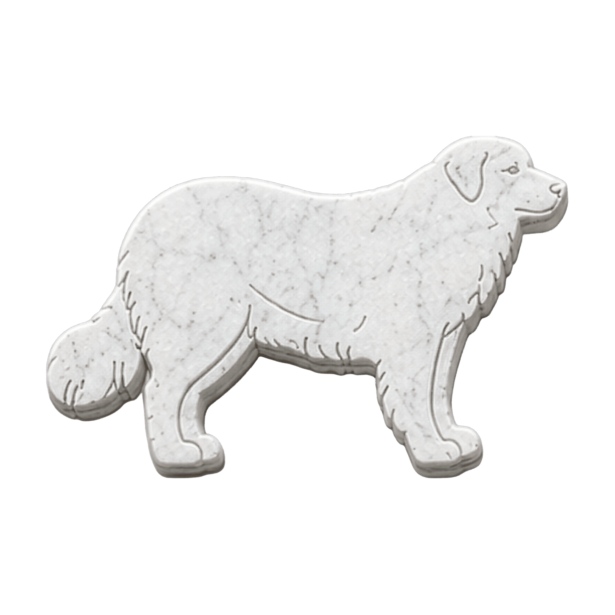Kuvasz in Marmo Bianco Carrara - Pawradise