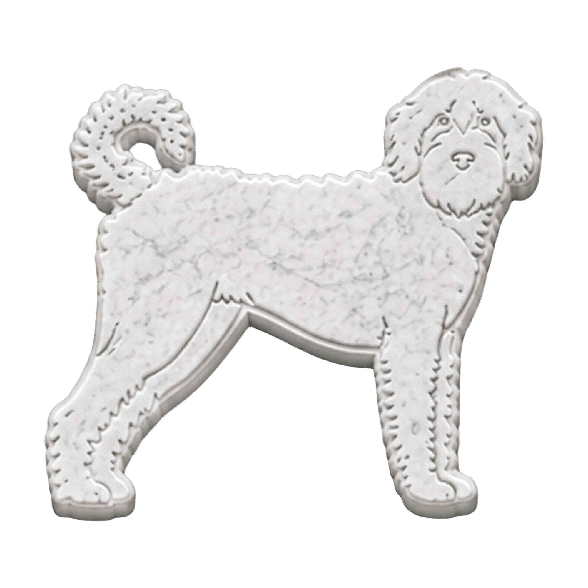 Labradoodle in Marmo Bianco Carrara - Pawradise