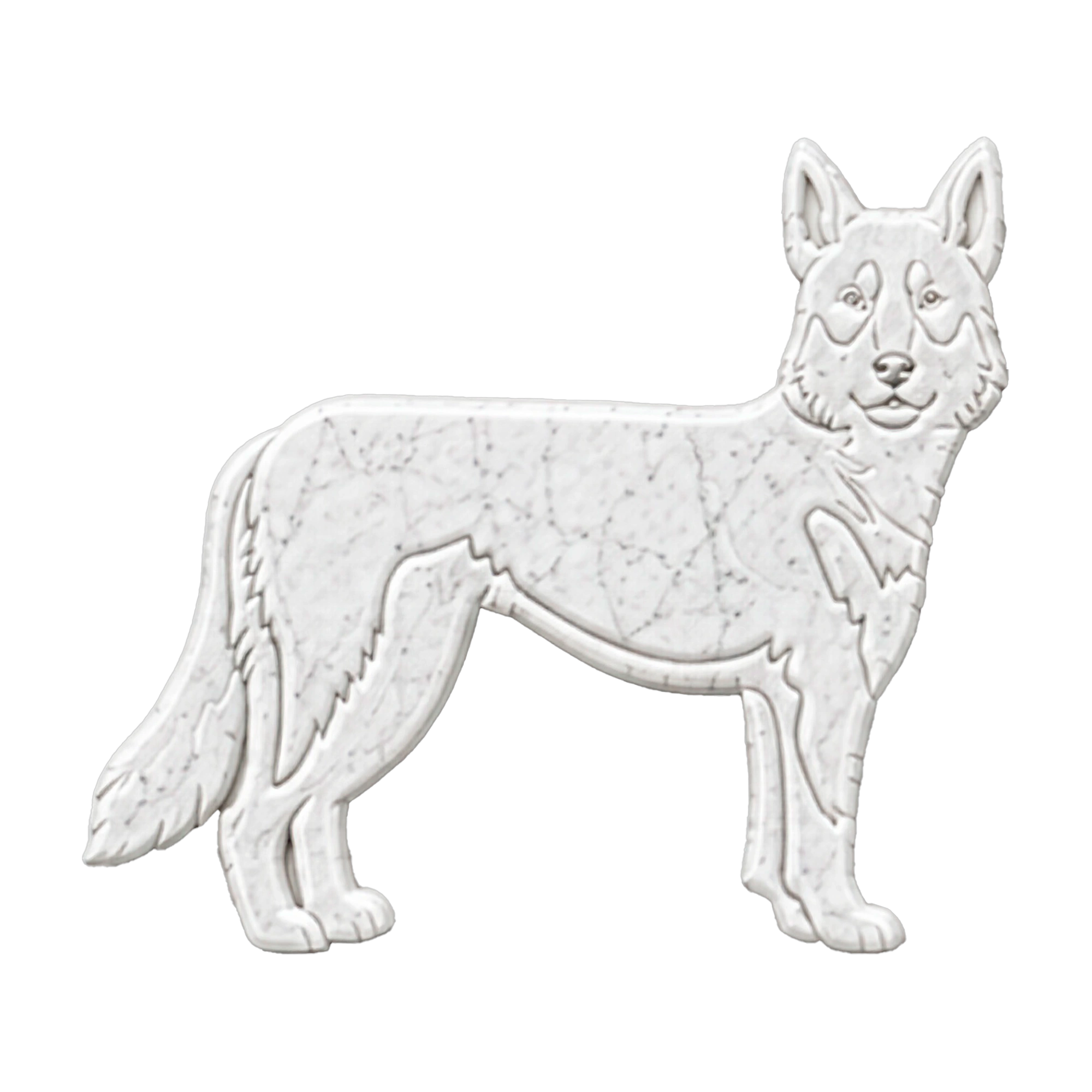 Northern Inuit in Marmo Bianco Carrara Pawradise