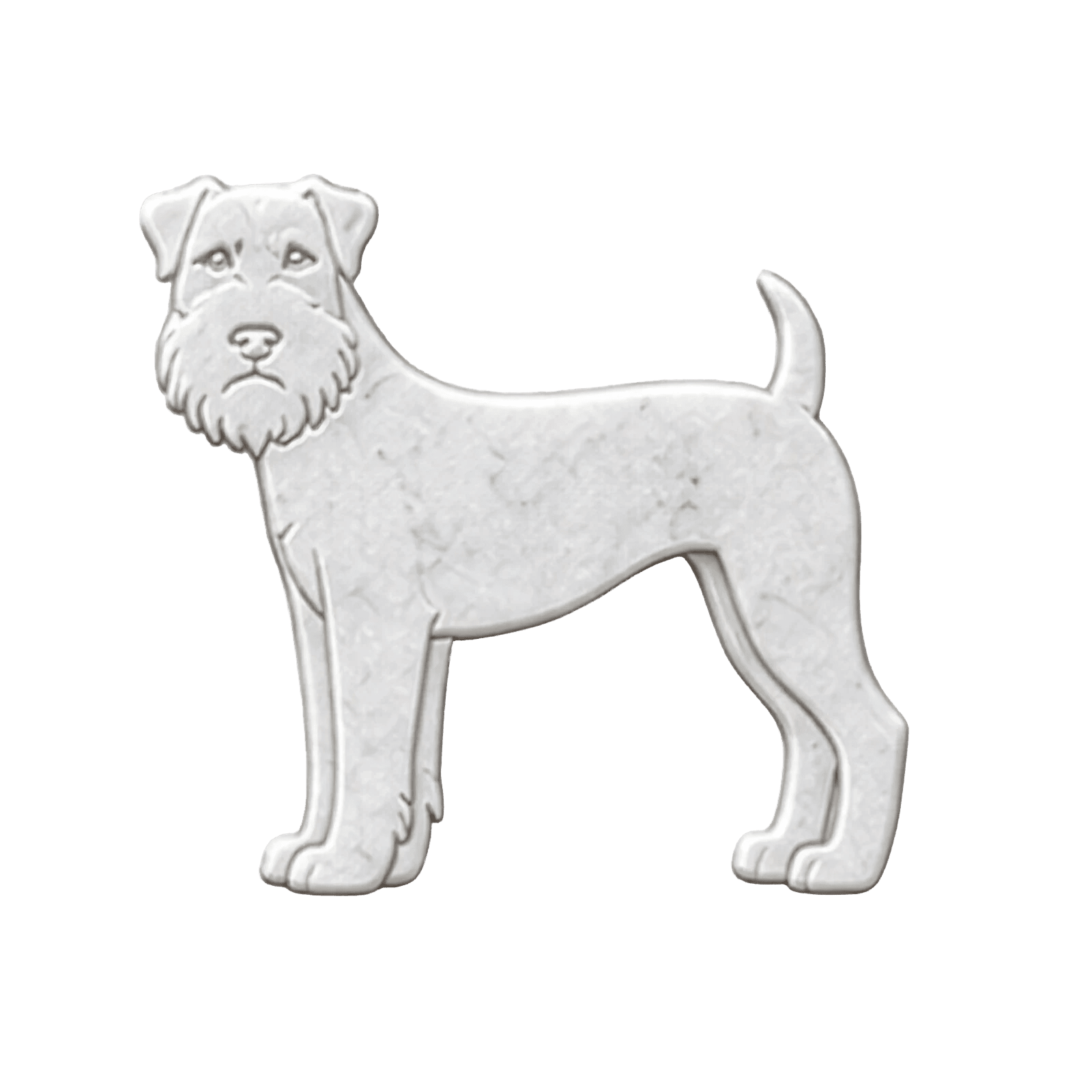 Terrier Irlandese in Marmo Bianco Carrara - Pawradise