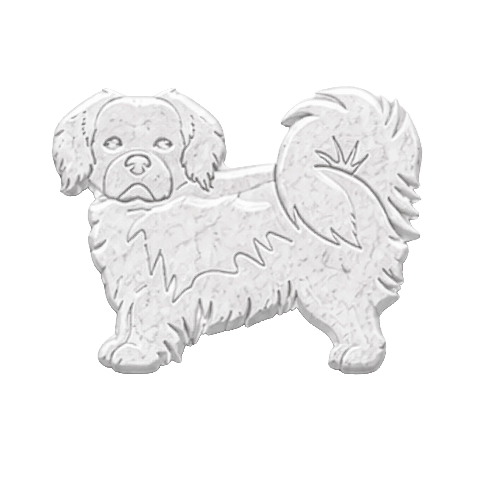 Tibetan Spaniel in Marmo Bianco Carrara - Pawradise