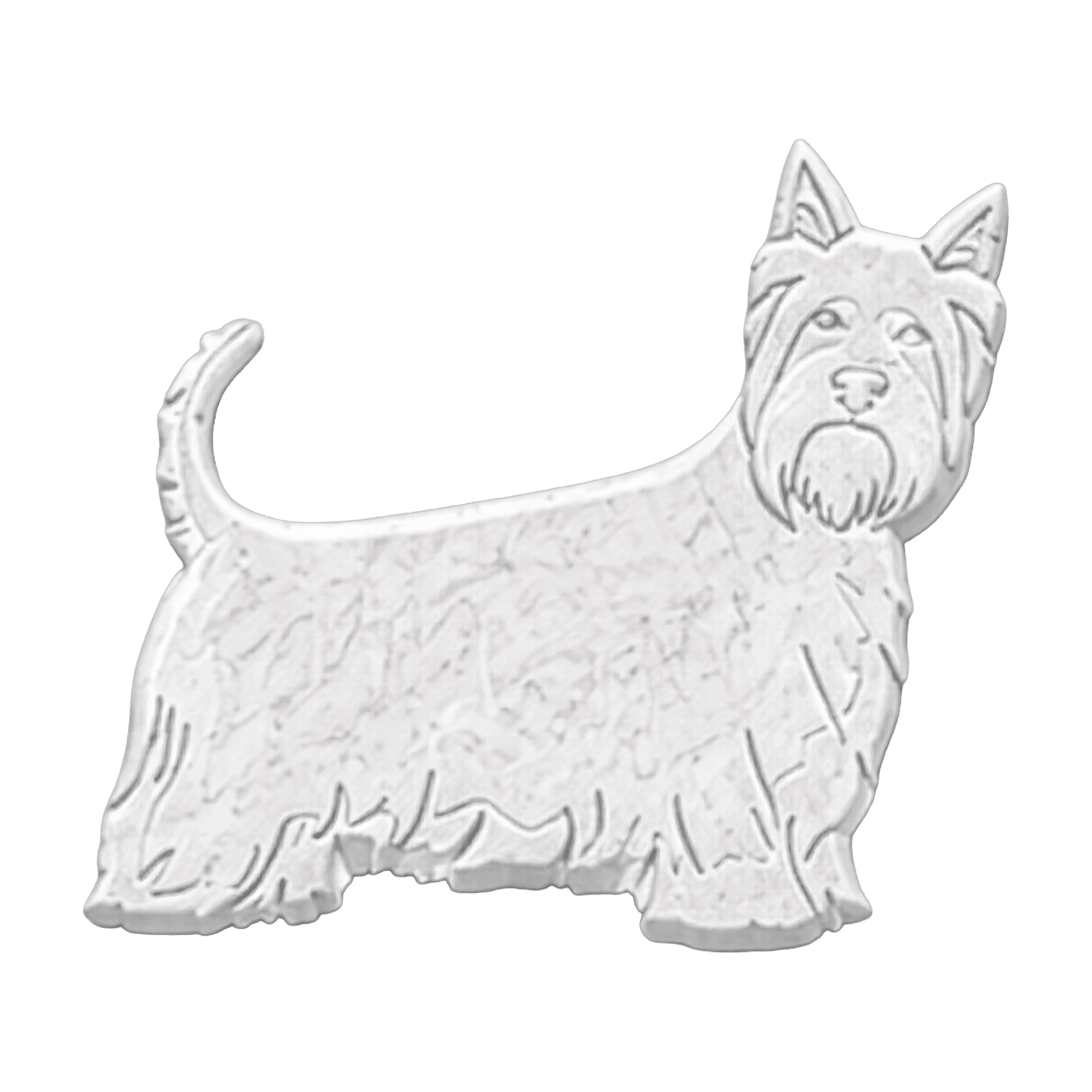 Australian Silky Terrier in Marmo Bianco Carrara - Pawradise