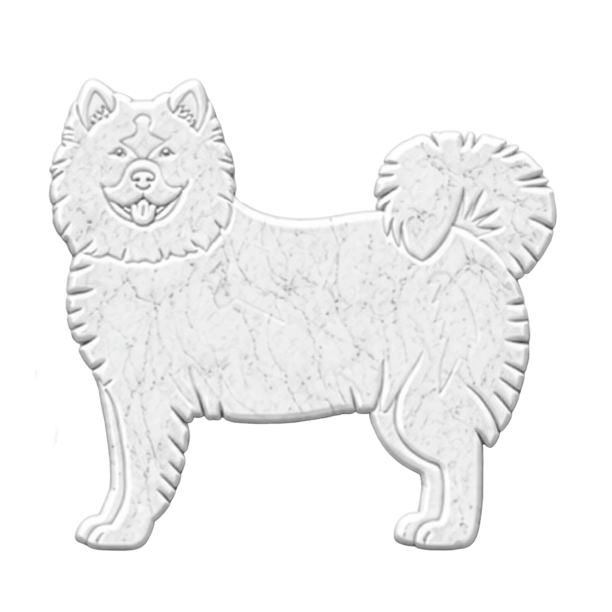 Eurasier in Marmo Bianco Carrara - Pawradise