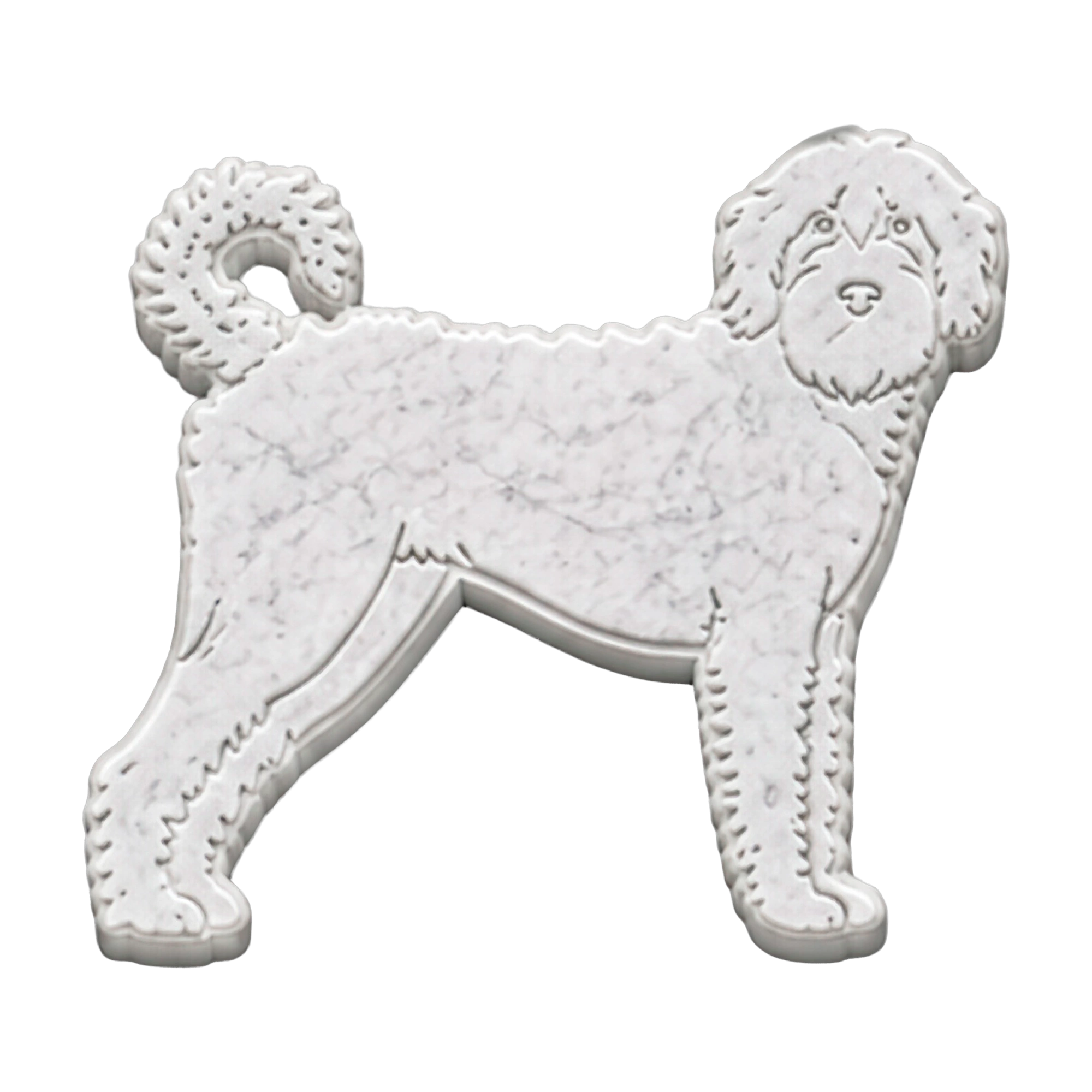 Labradoodle in Marmo Bianco Carrara Pawradise
